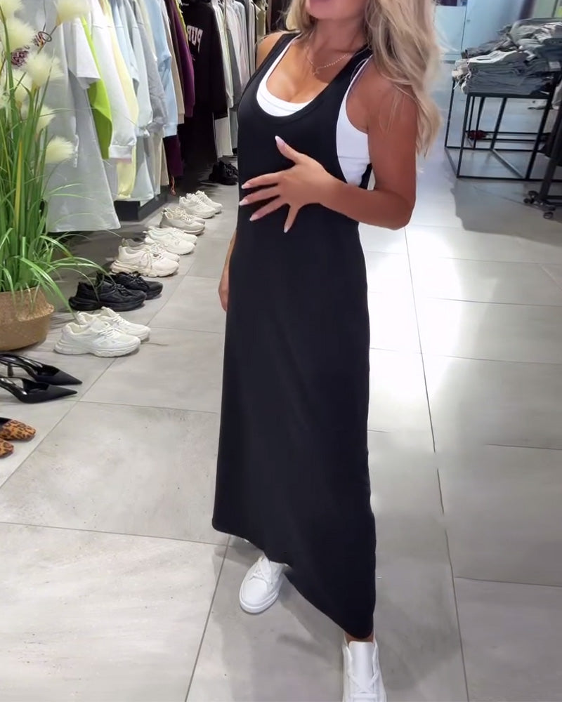 Robe Minceur Bretelles Décontracté