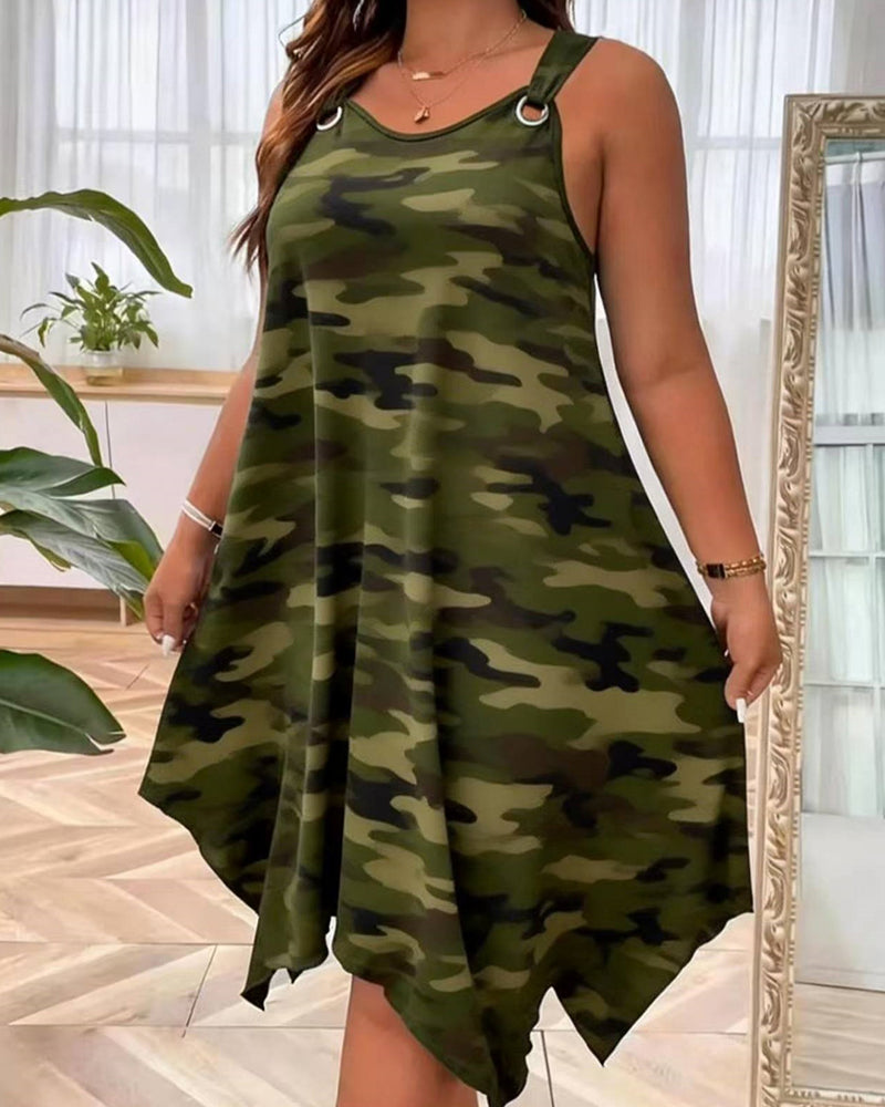 Robe Anneau Métallique Camouflage