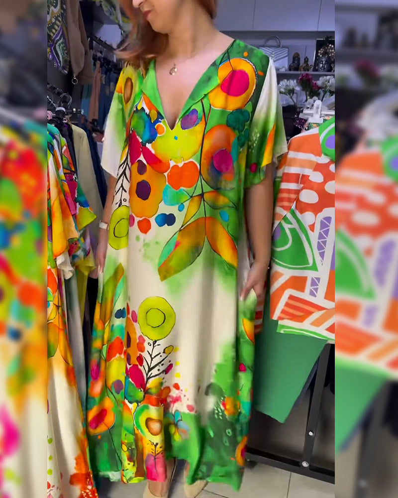 Robe Large Mode Décontracté