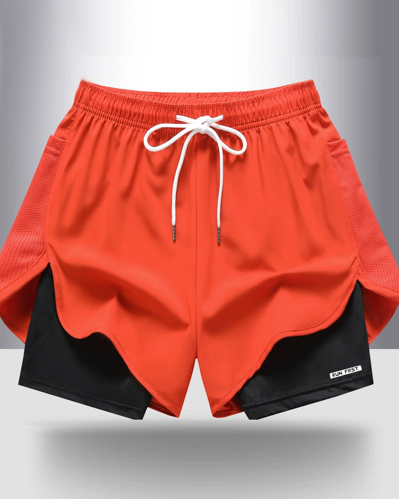 Shorts Respirant Séchage Rapide Double Couche