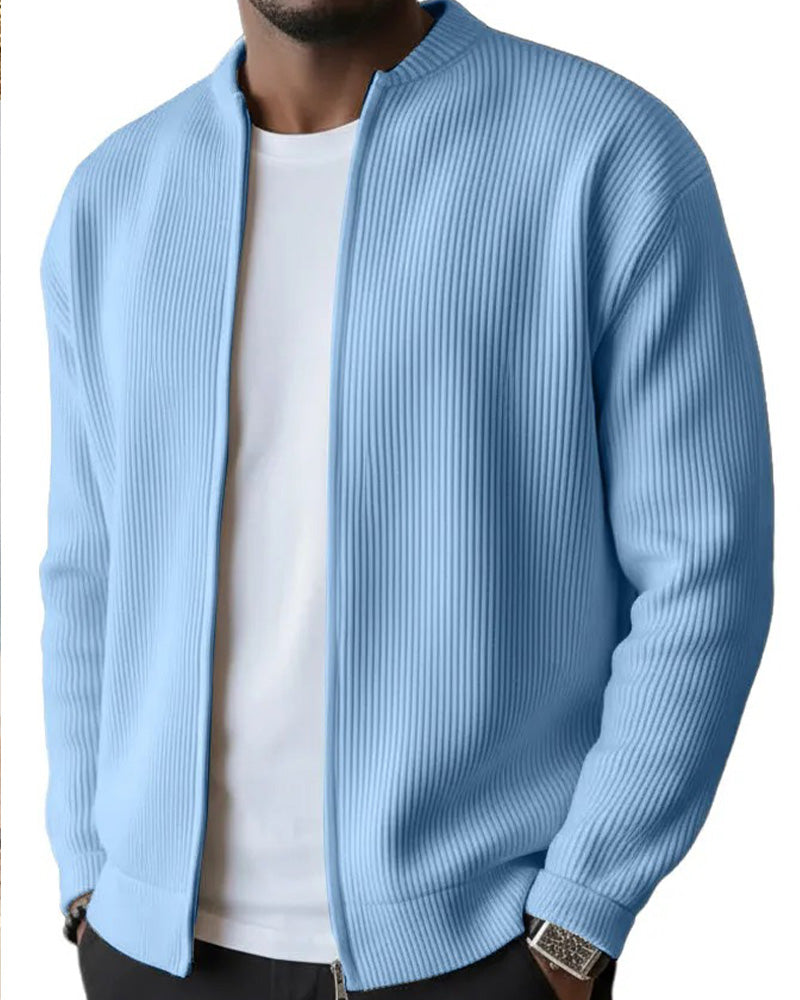 Manteau Homme Unie Fermeture Éclair