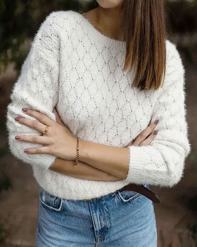 Pull Tendance À Col Rond