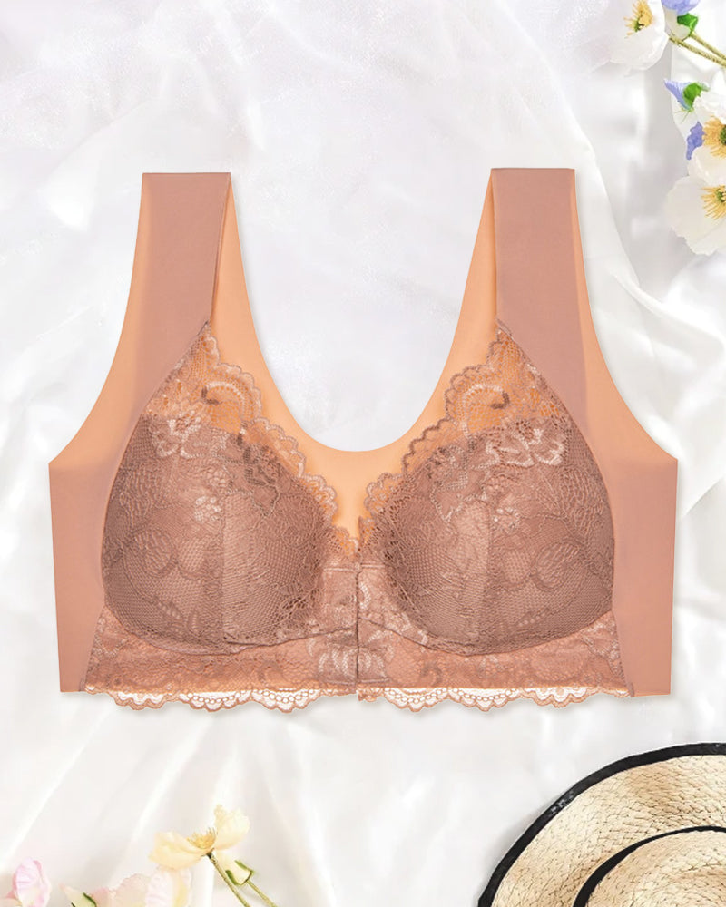 Soutien-Gorge Sans Couture Push Up Dentelle