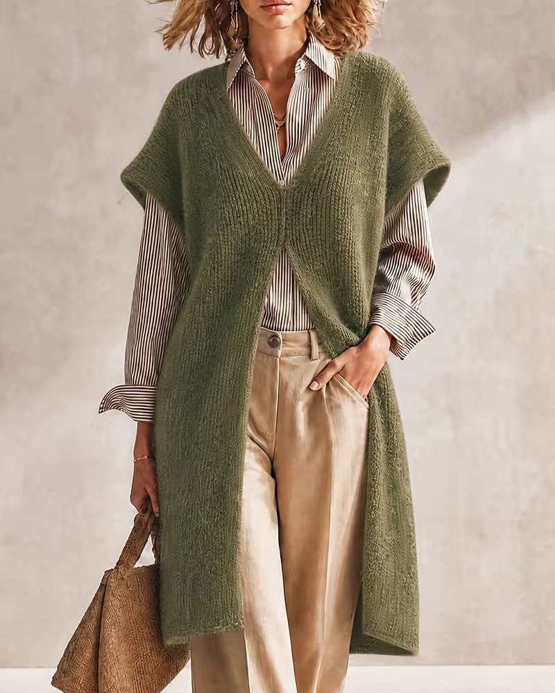 Robe Pull Uni Col V