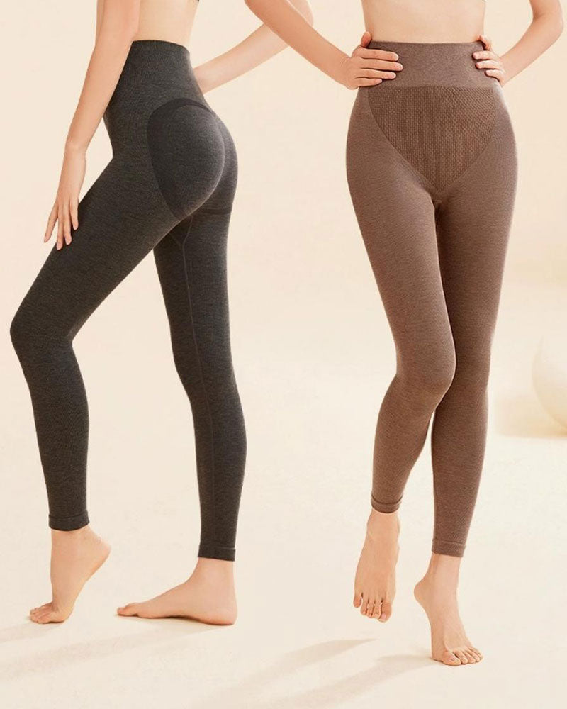 Leggings Uni Taille Haute