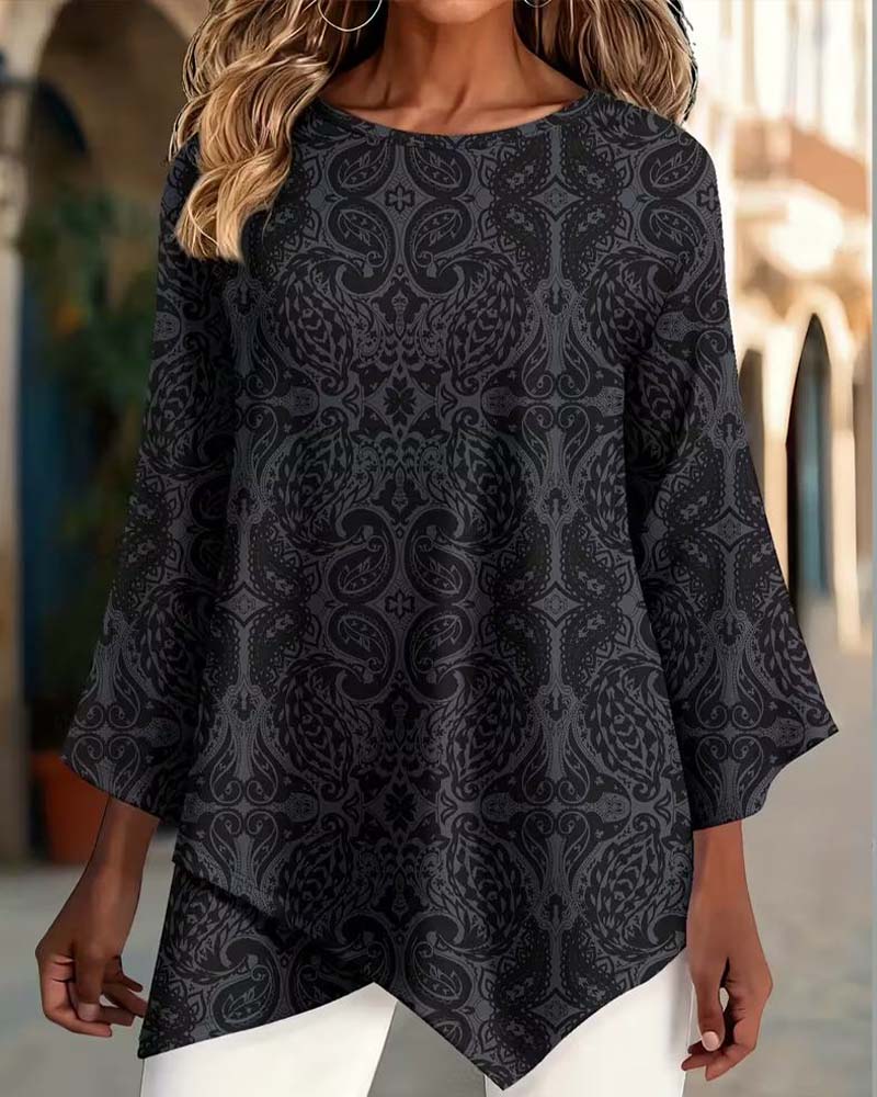 Haut Croix Irrégulier Imprimé