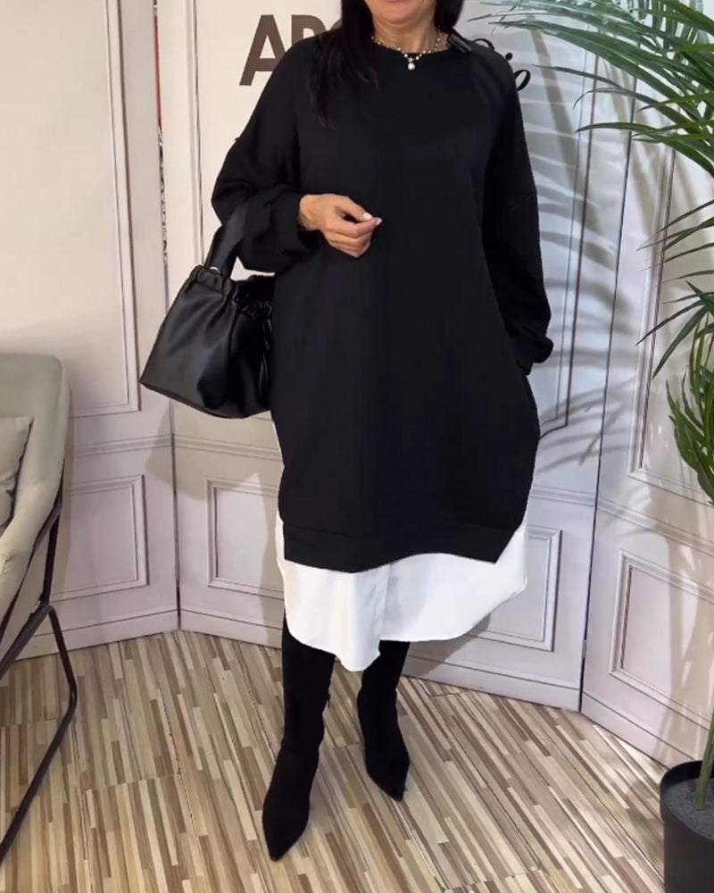 Robe patchwork ronde