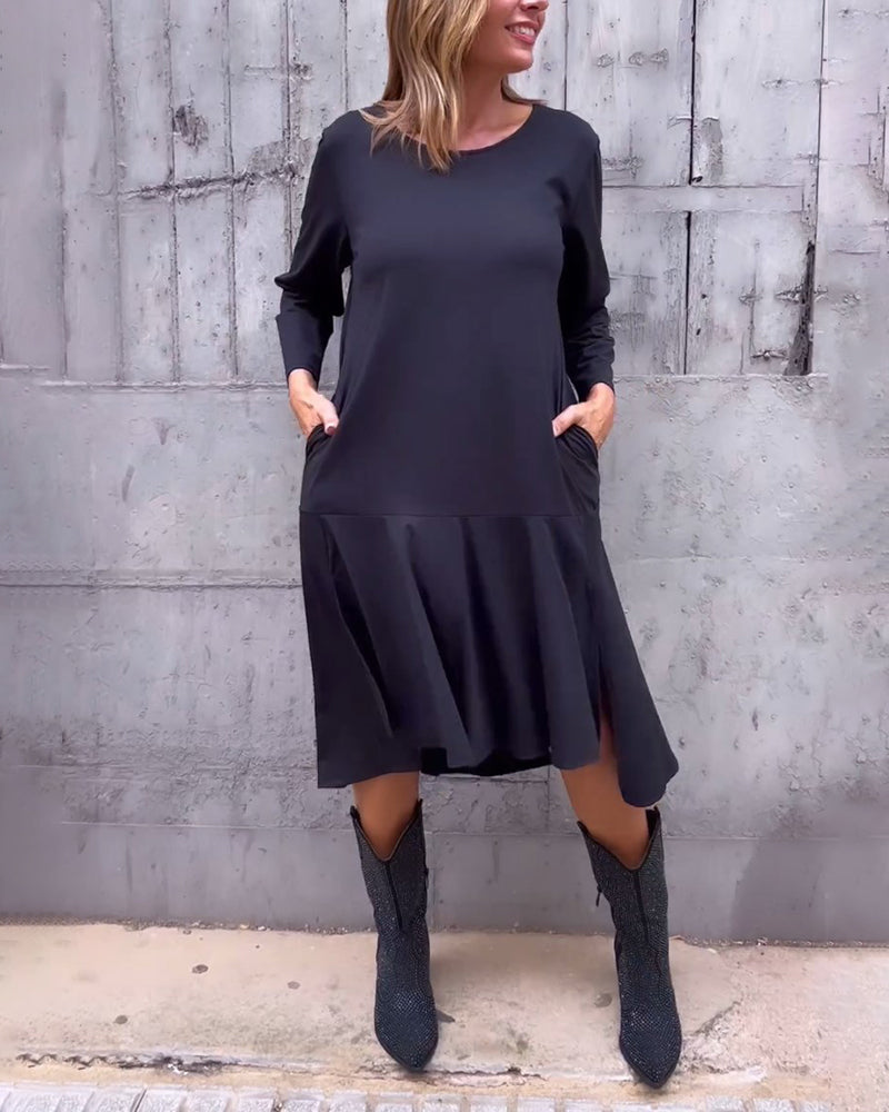 Robe Ample Avec Poche