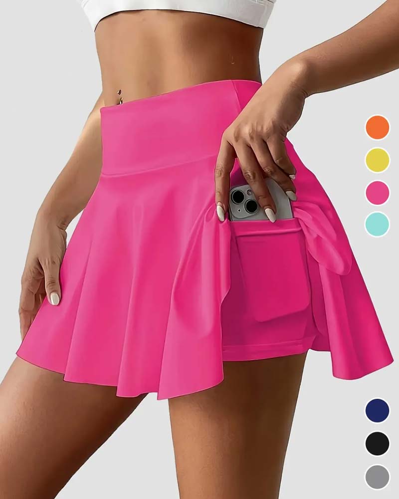 Jupe Taille Haute Tennis Plissée