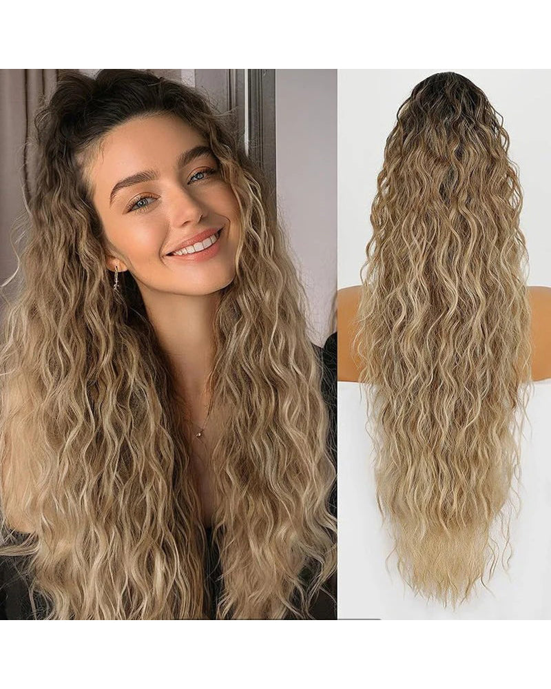 Extension De Cheveux Bouclés Ondulés Crépus