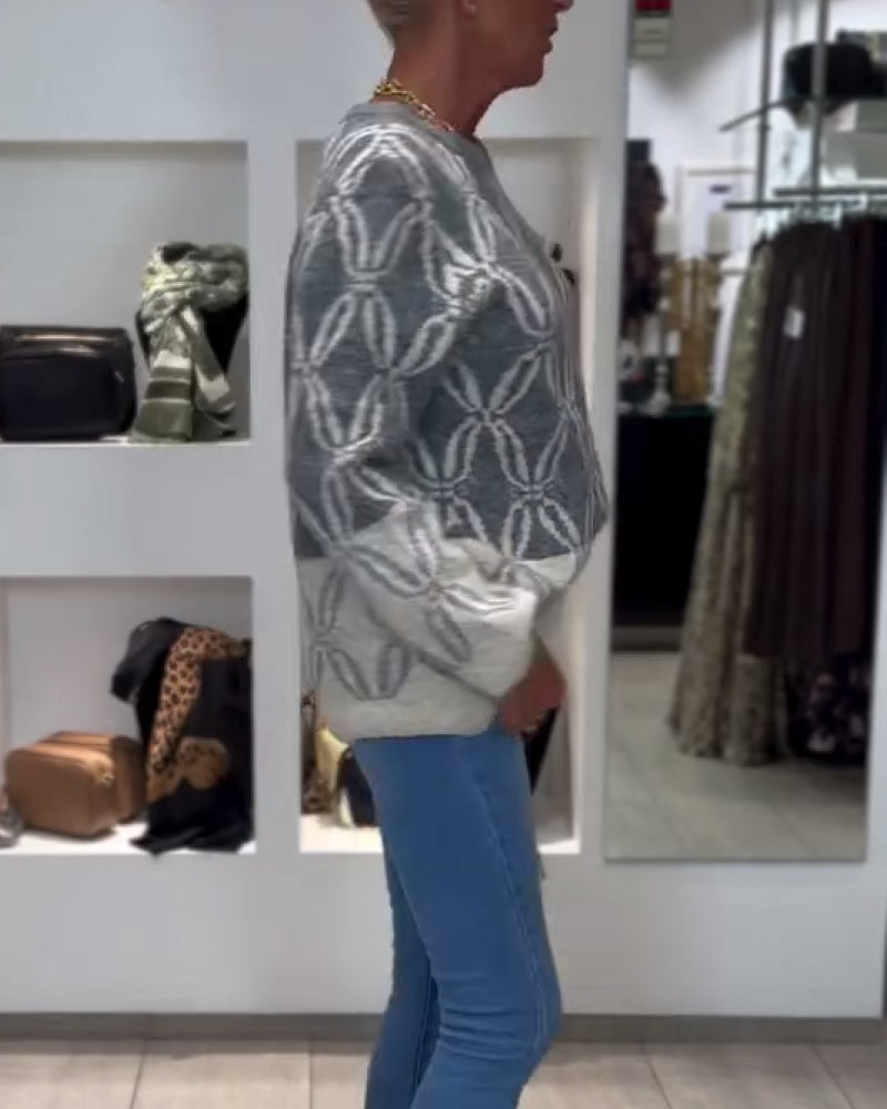 Pulls Imprimés À Col Rond