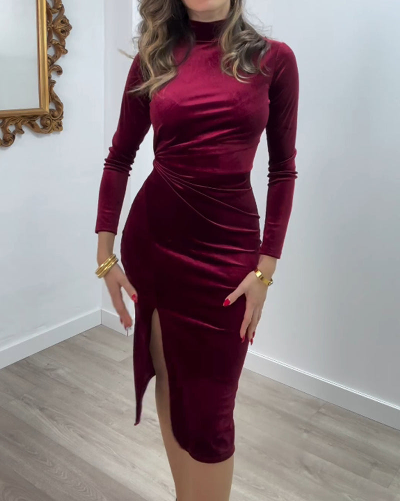 Robe décontractée à imprimé motif abstrait