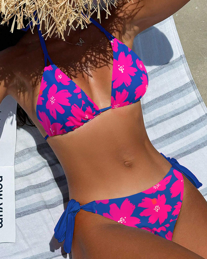 Bikini Deux-Pièces Imprimé Floral