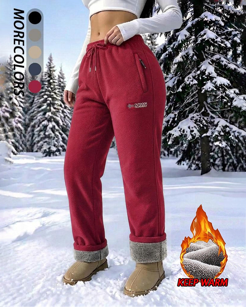Pantalon Chaud Polaire Poche