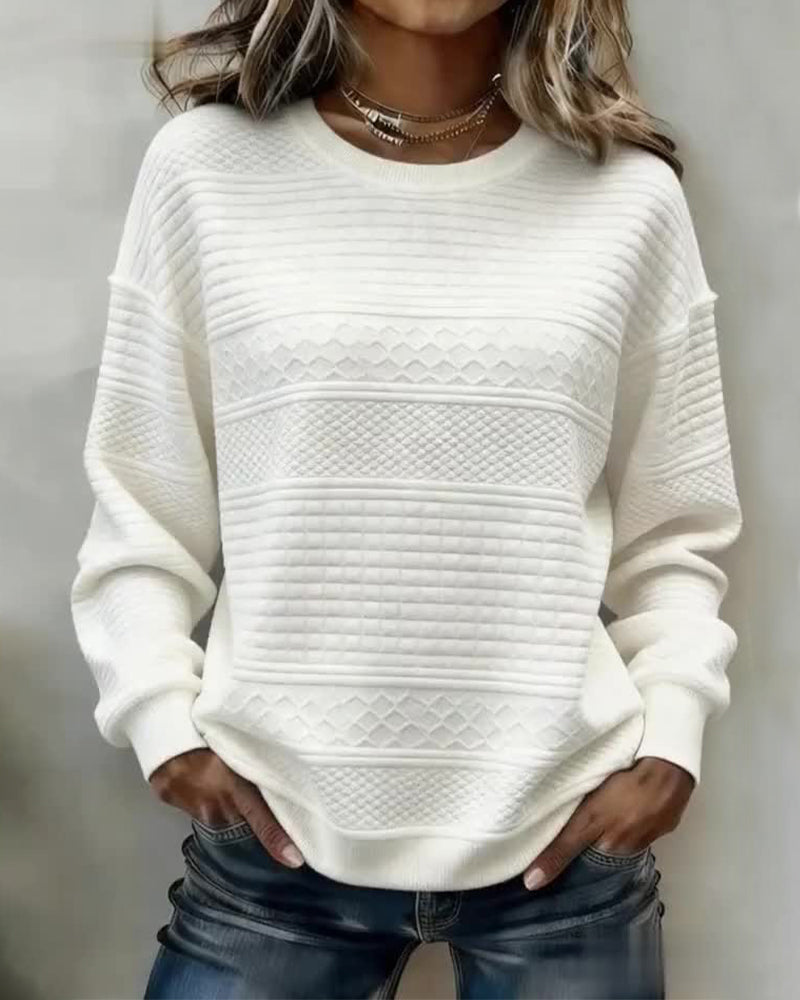 Sweat Twist Col Rond
