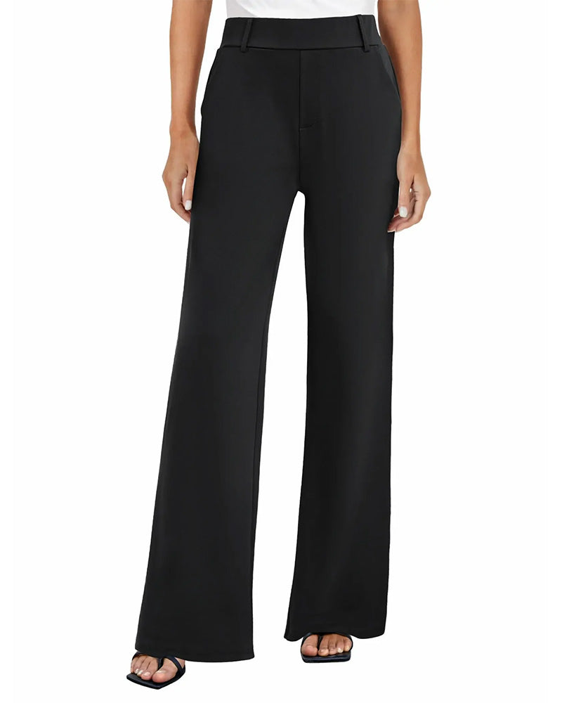 Pantalon Taille Haute Large Costume