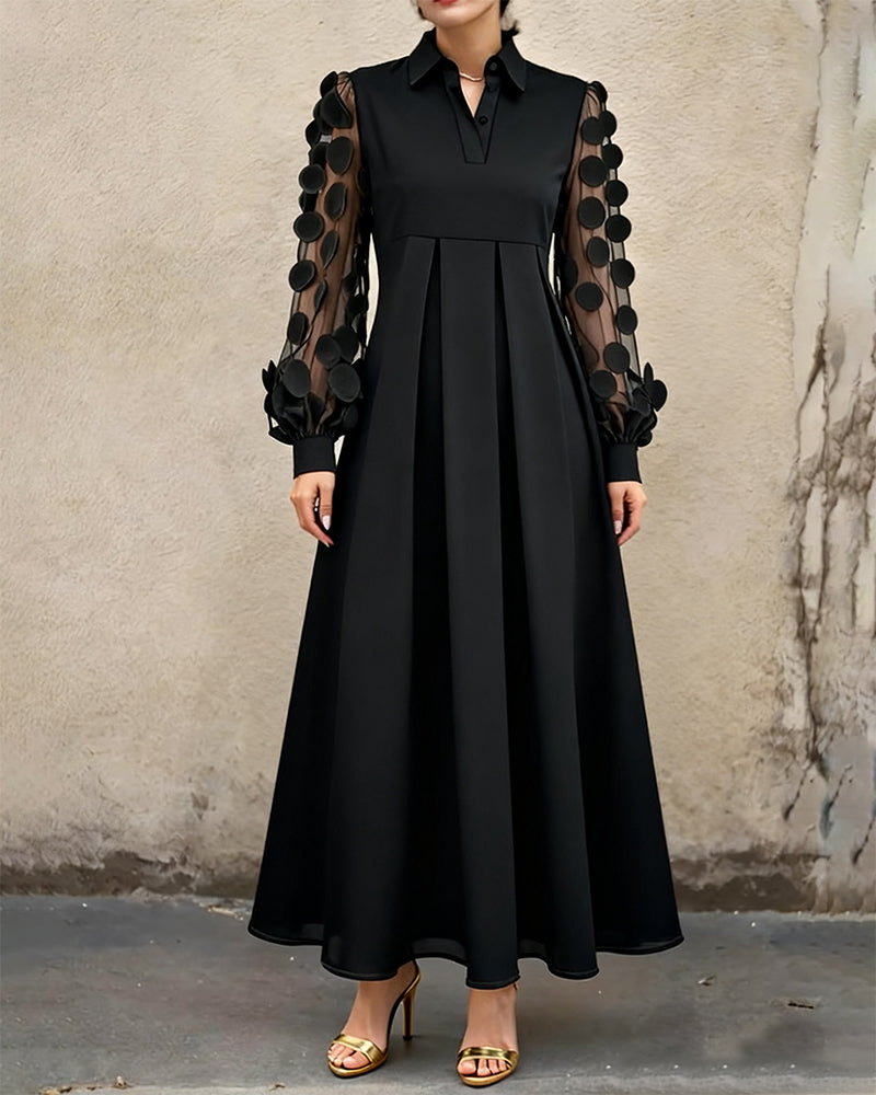 Robe Élégante Et Tendance À Col En V
