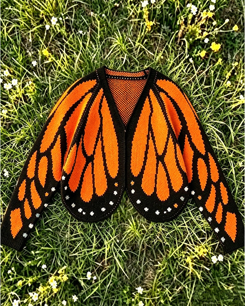 Gilet Papillon Mode Décontracté