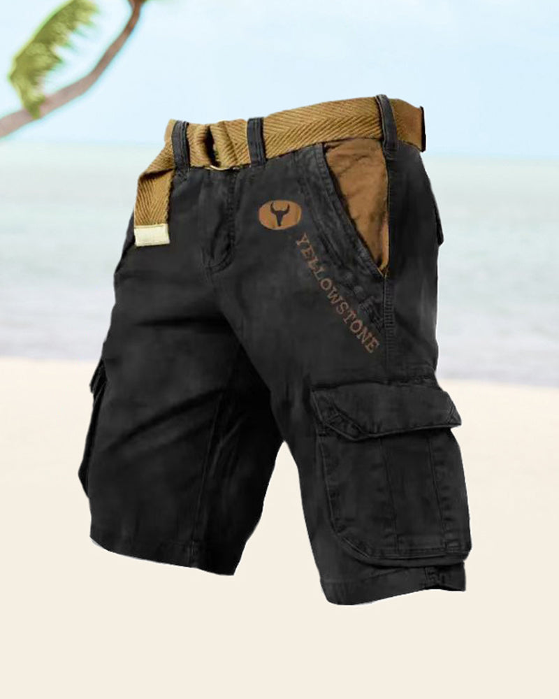 Short tactique multipoches pour hommes