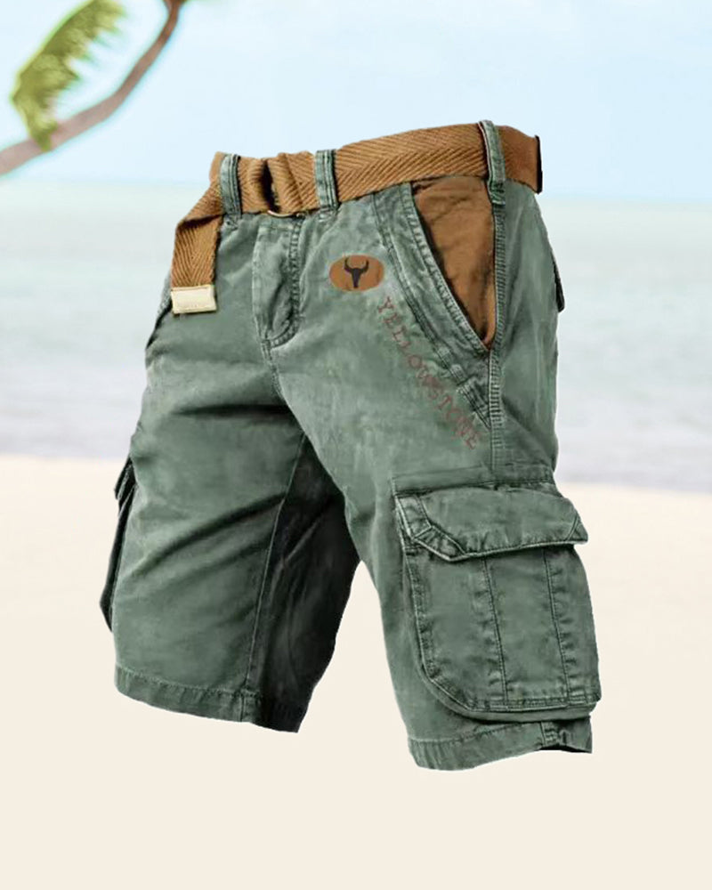 Short tactique multipoches pour hommes