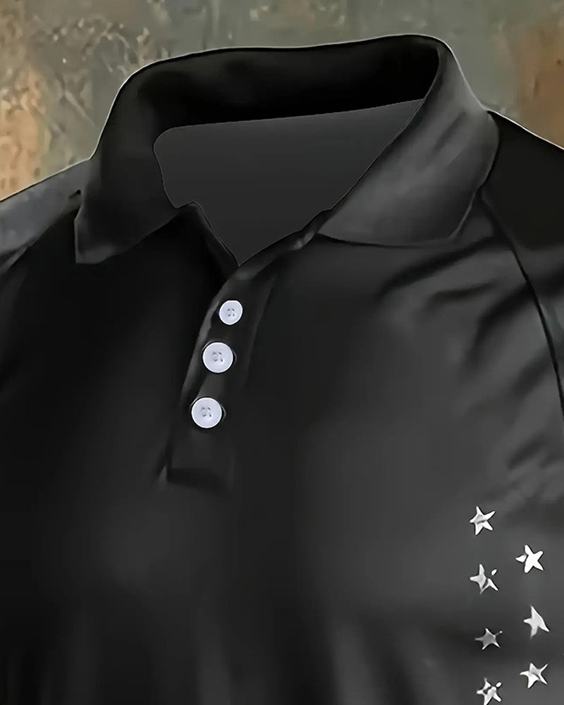 T-shirt Homme À Col Revers, Manches Courtes