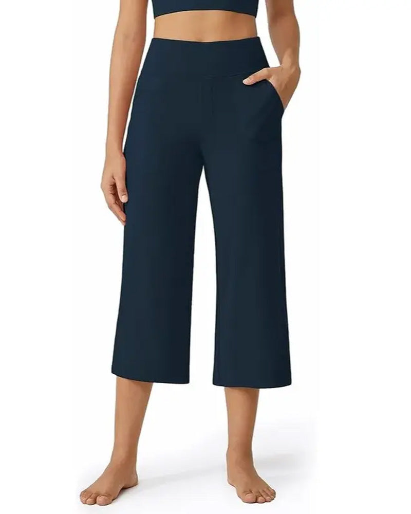 Pantalon Unie Décontracté Polyvalent Court