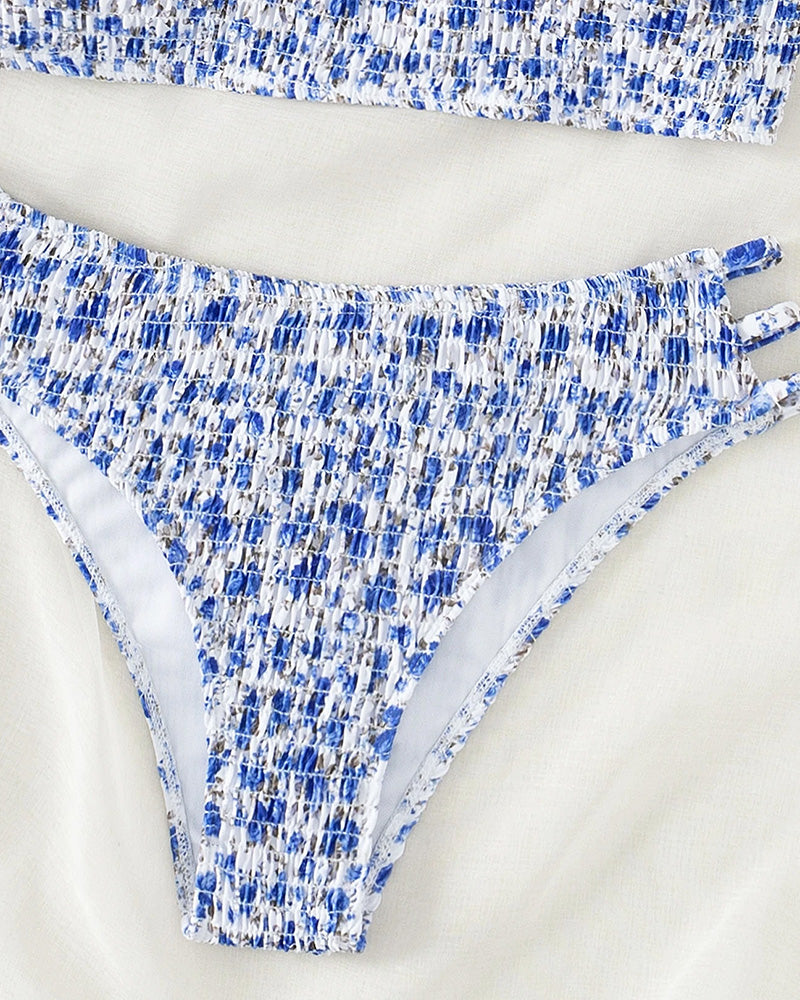 Bikini Petit Imprimé Floral Bandeau