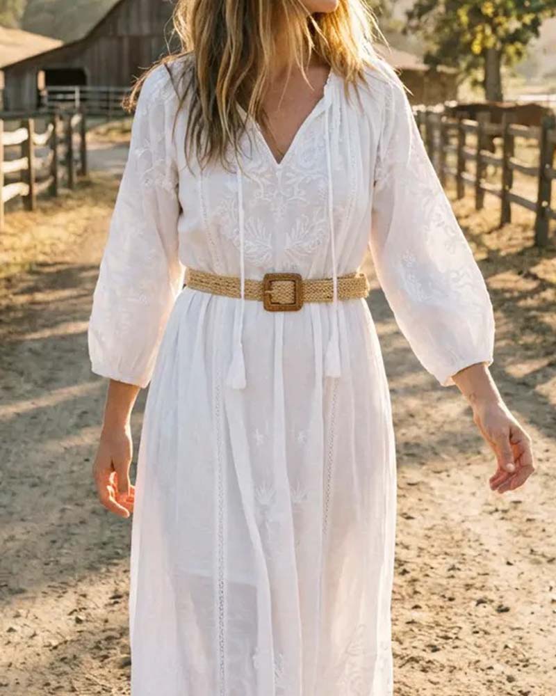 Ceinture Boho Style Boucle Élastique