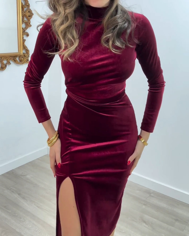 Robe décontractée à imprimé motif abstrait