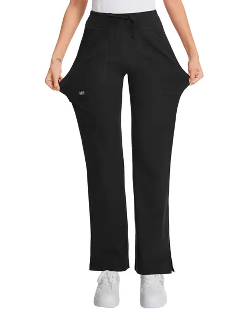 Pantalon Long Taille Haute À Cordon
