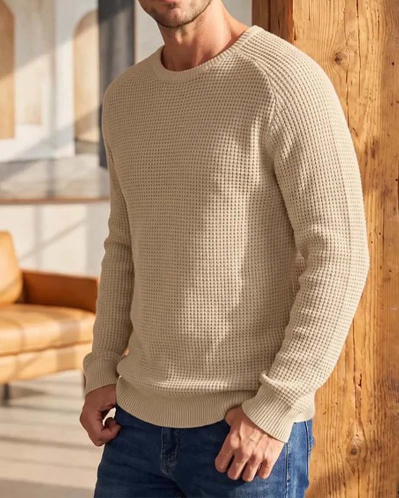 Pullover Homme Élégant Décontracté Tricoté