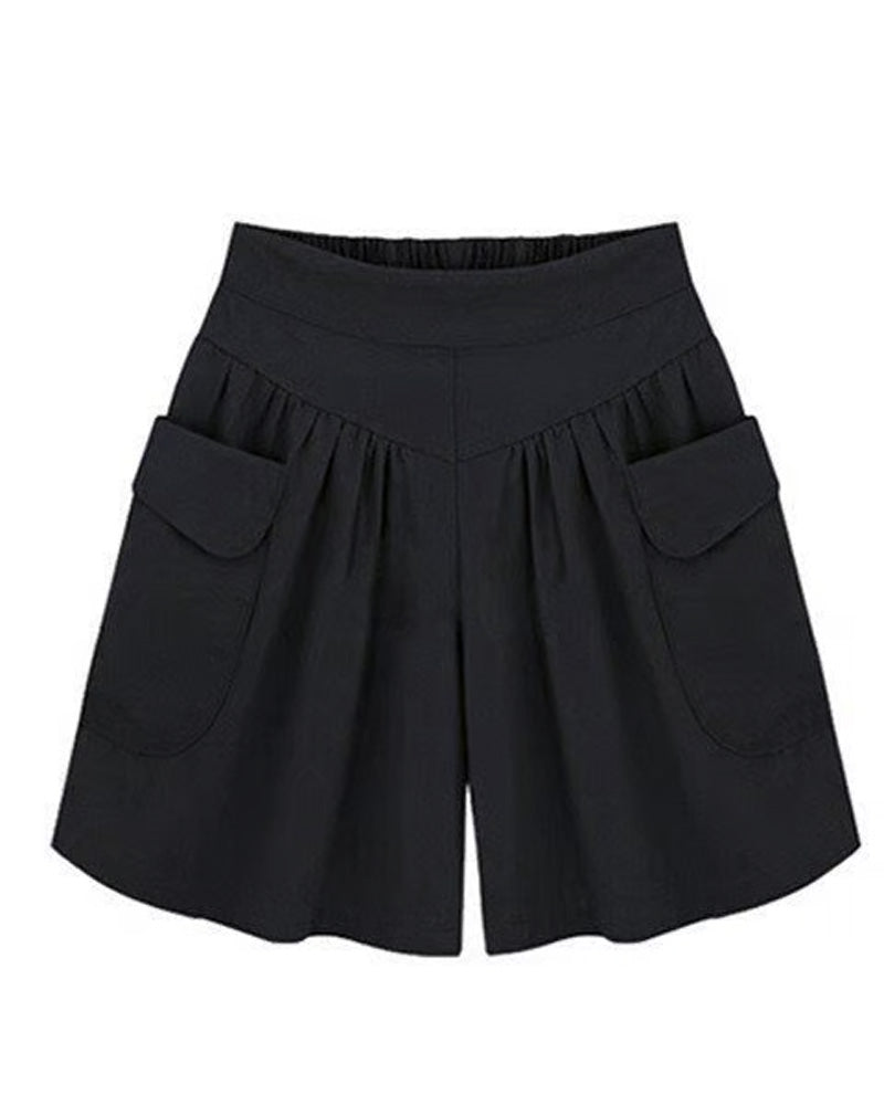 Shorts Amples Taille Haute Affinant