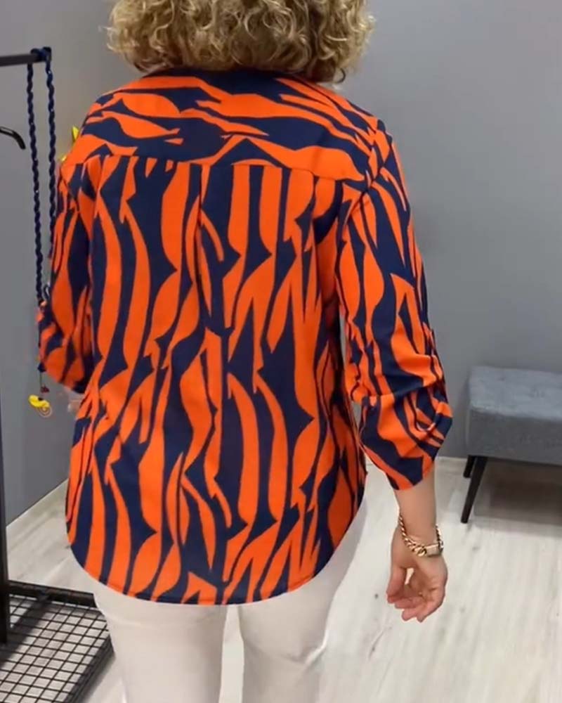 Blouse Imprimée Casual