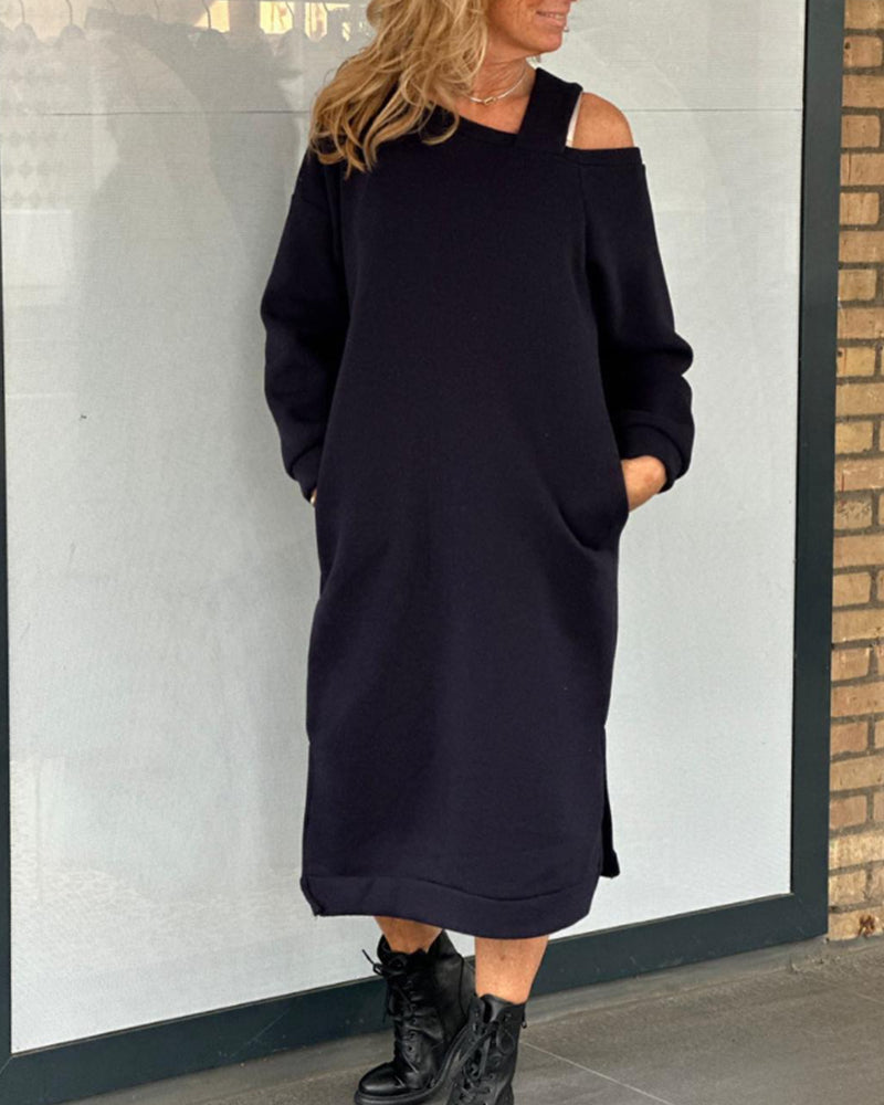 Robe décontractée à une bandoulière