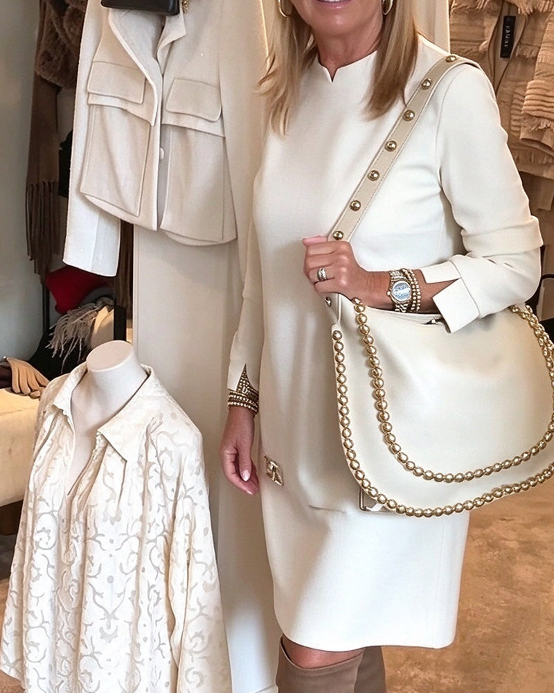 Robe Décontractée Manche Longue