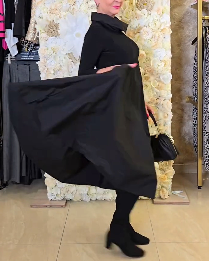 Robe Tendance Street Uni A-Ligne