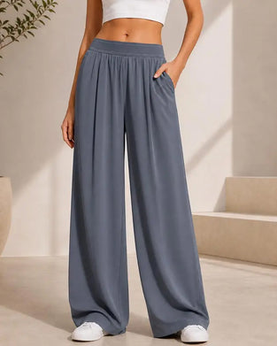 Pantalon Long Décontracté Uni