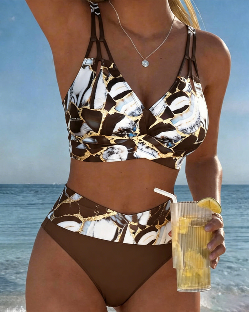 Bikini Bretelle Découpe Créateur