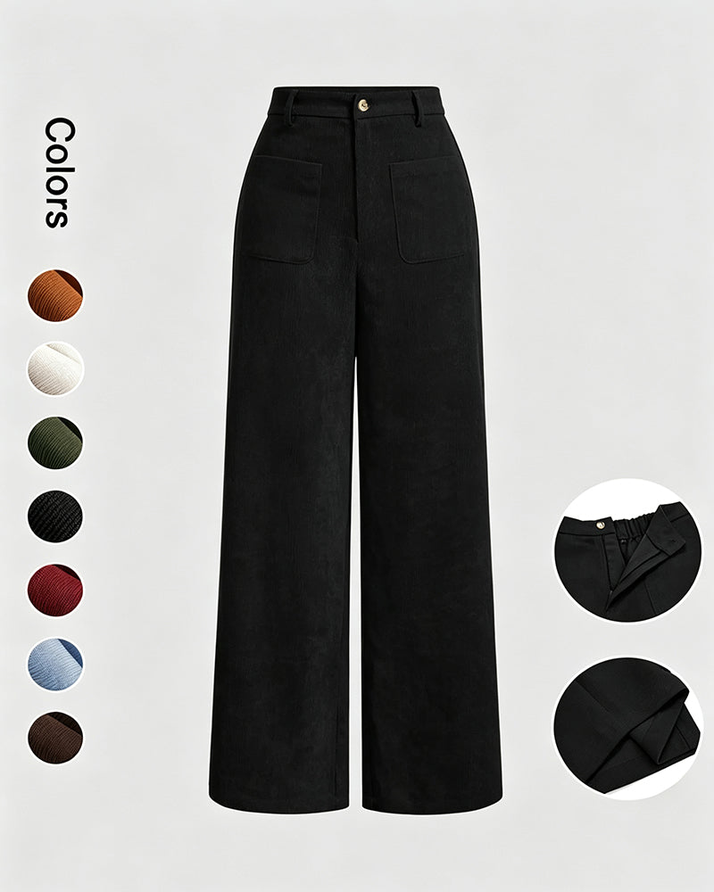 Pantalon Large Jambe Droit