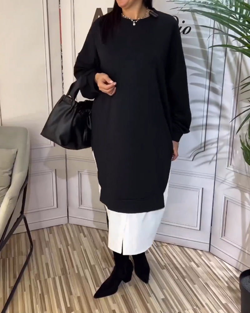 Robe patchwork ronde