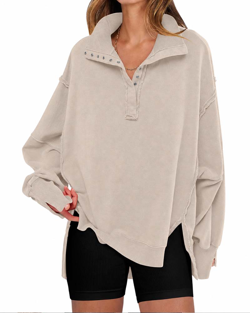 Sweat Uni Manches Longues