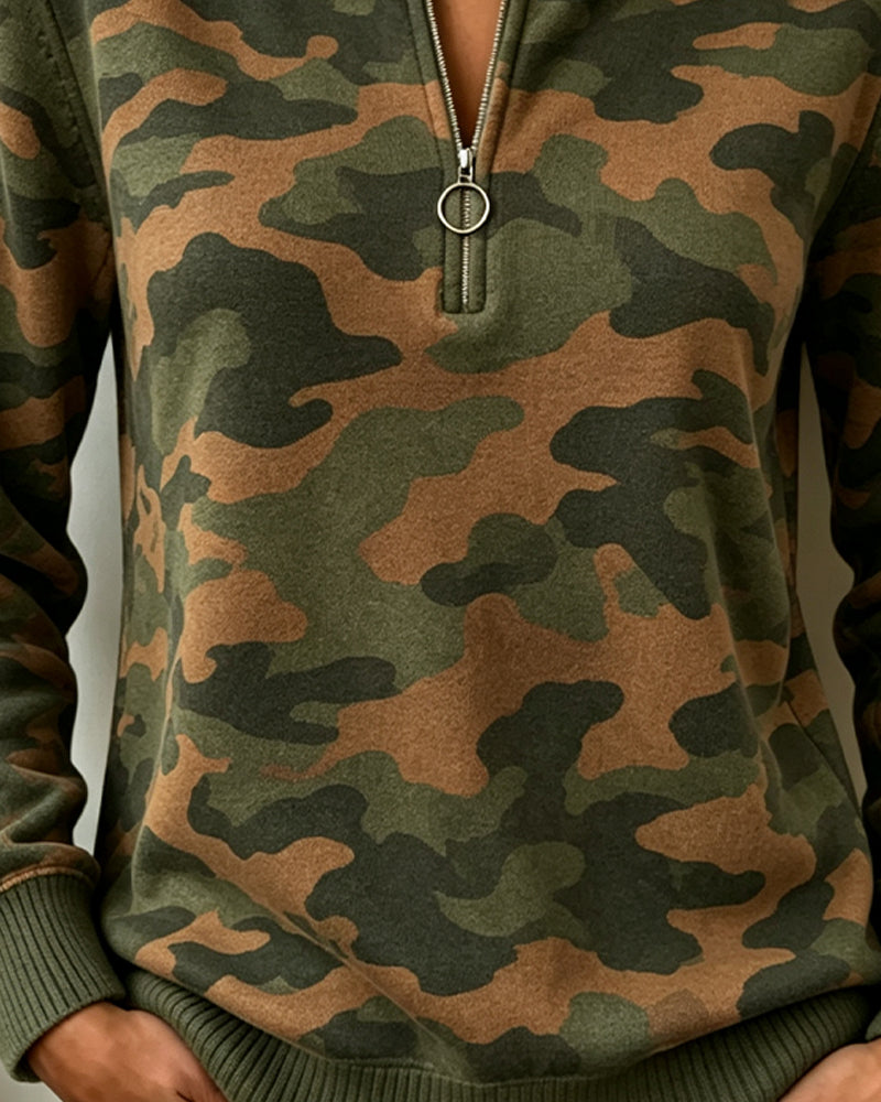 Sweat‑shirt Manches Longues Col Rond