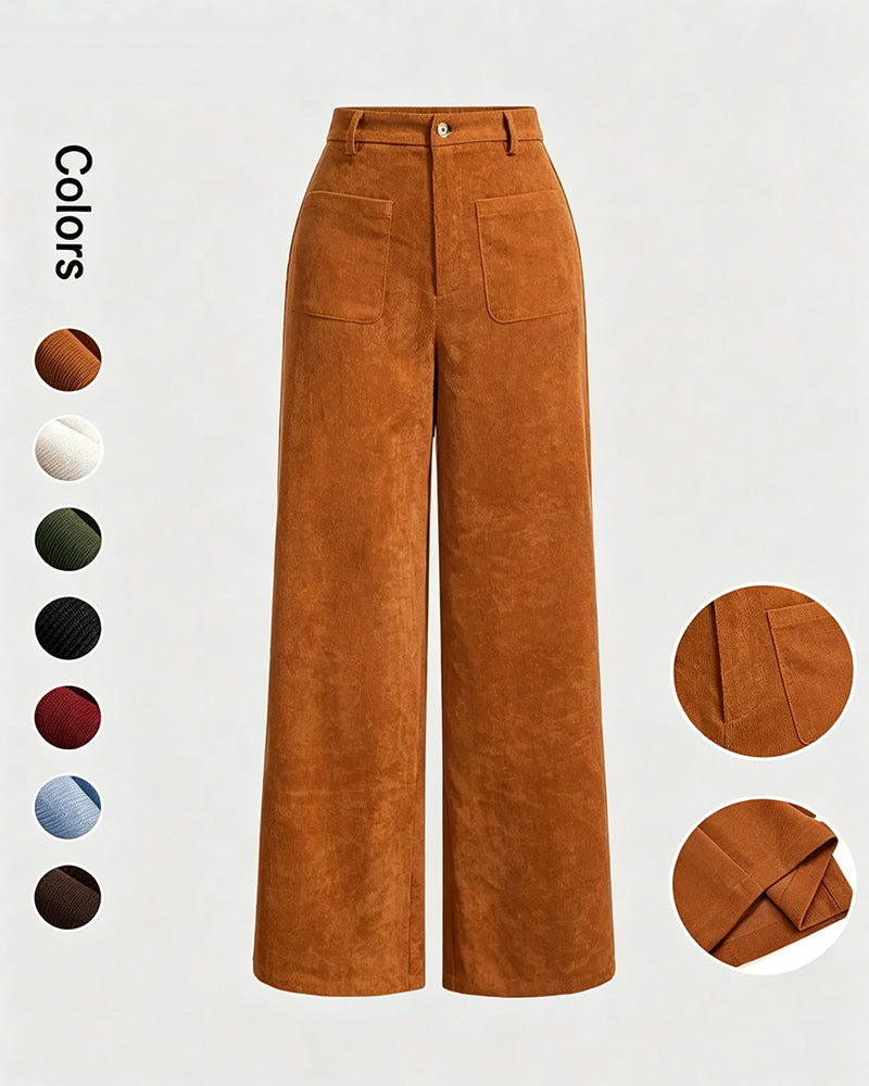 Pantalon Large Jambe Droit