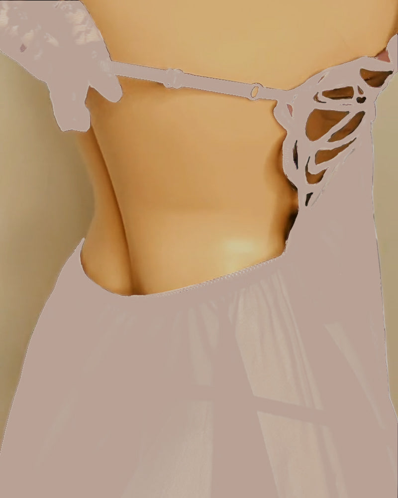 Chemise De Nuit Grande Taille Fraîche Et Confortable