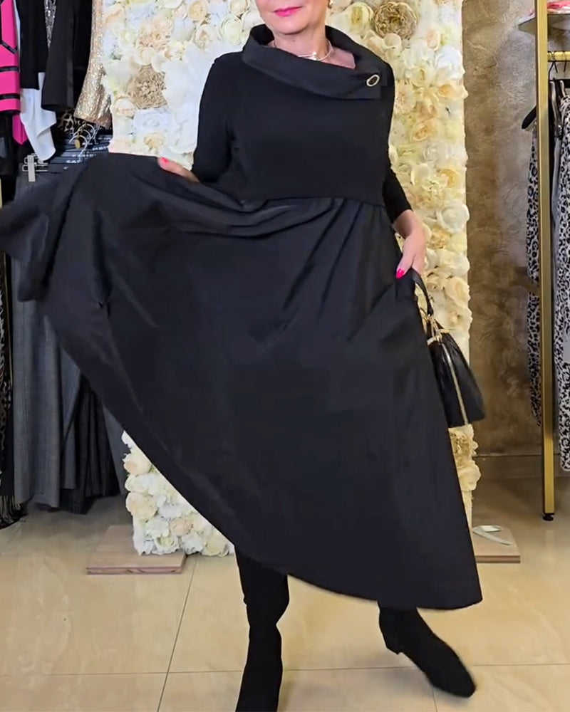 Robe Tendance Street Uni A-Ligne