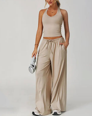 Ensemble Halter Col V Décontracté