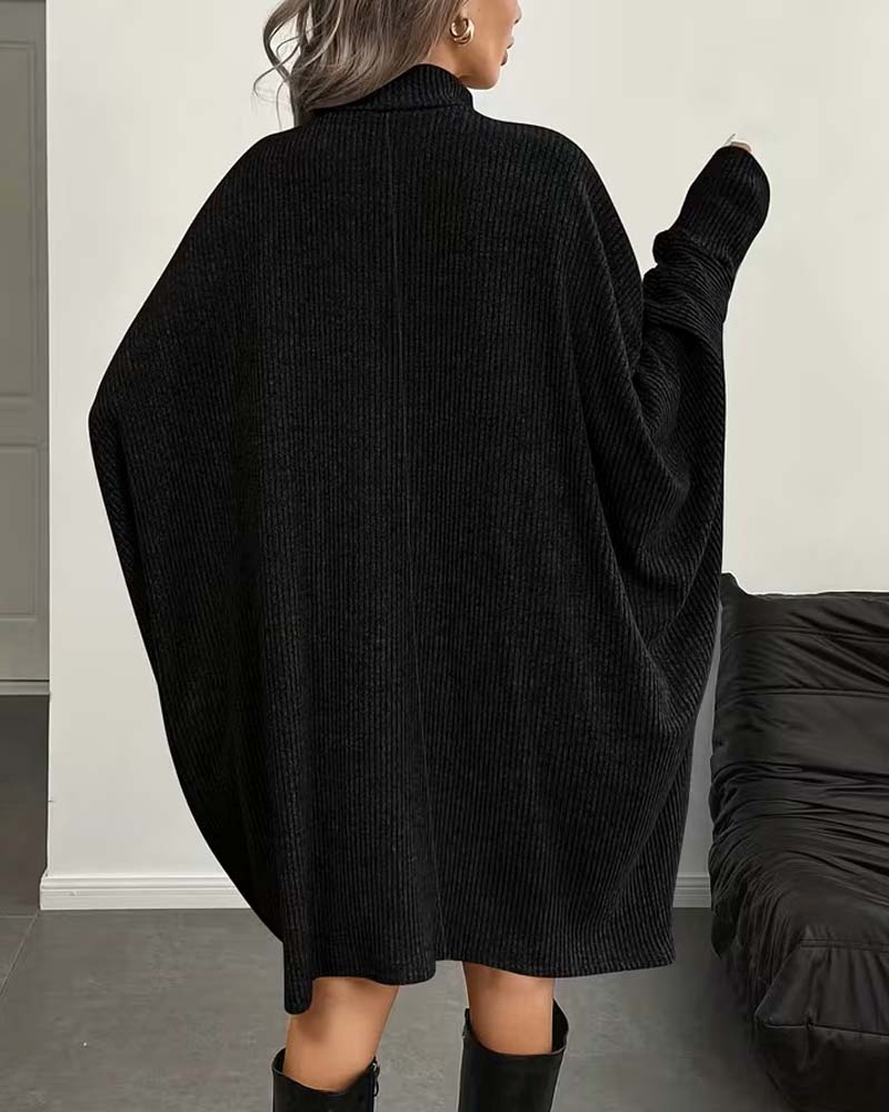 Robe Manche Chauve-Souris Mini