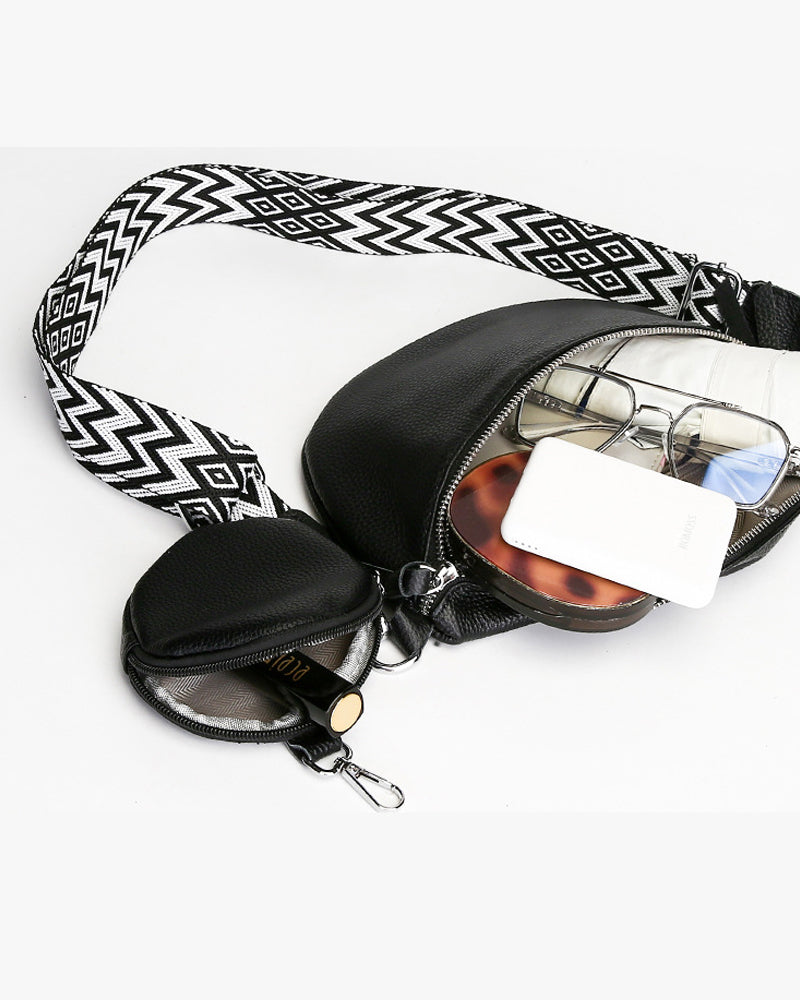 Sac à bandoulière en cuir pour femme