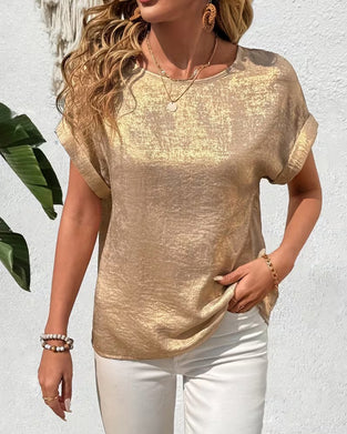 T-Shirt Uni Manches Courtes Ample