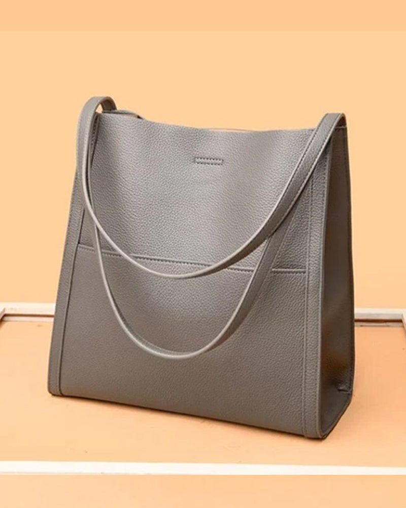 Sac à bandoulière simple de couleur unie